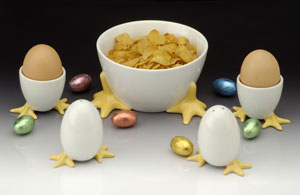 Eggciting tableware for Easter