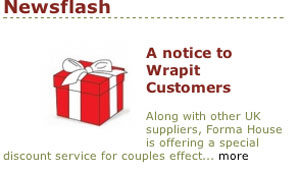 Housewares suppliers step in to help Wrapit couples