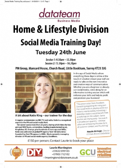 Book now for our Social Media Training Session