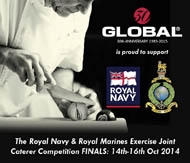 Grunwerg's Global Knives UK supports Royal Navy in cooking finals